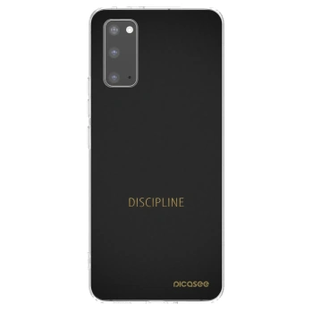 Picasee silikonska prozirna maskica za Samsung Galaxy S20 G980F - Discipline