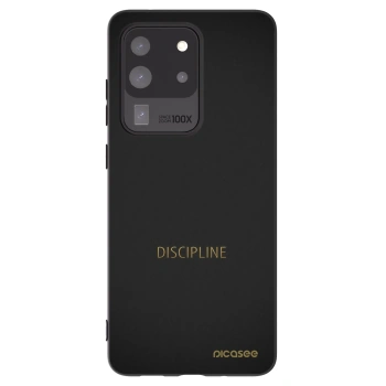 Picasee crna silikonska maskica za Samsung Galaxy S20 Ultra 5G G988F - Discipline
