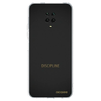 Picasee silikonska prozirna maskica za Xiaomi Redmi Note 9S - Discipline