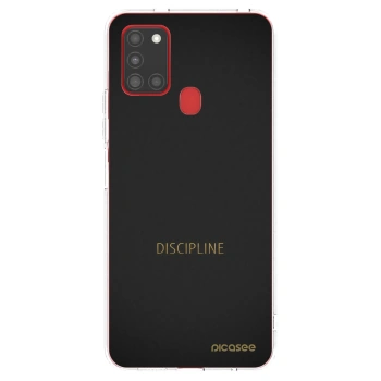 Picasee silikonska prozirna maskica za Samsung Galaxy A21s - Discipline