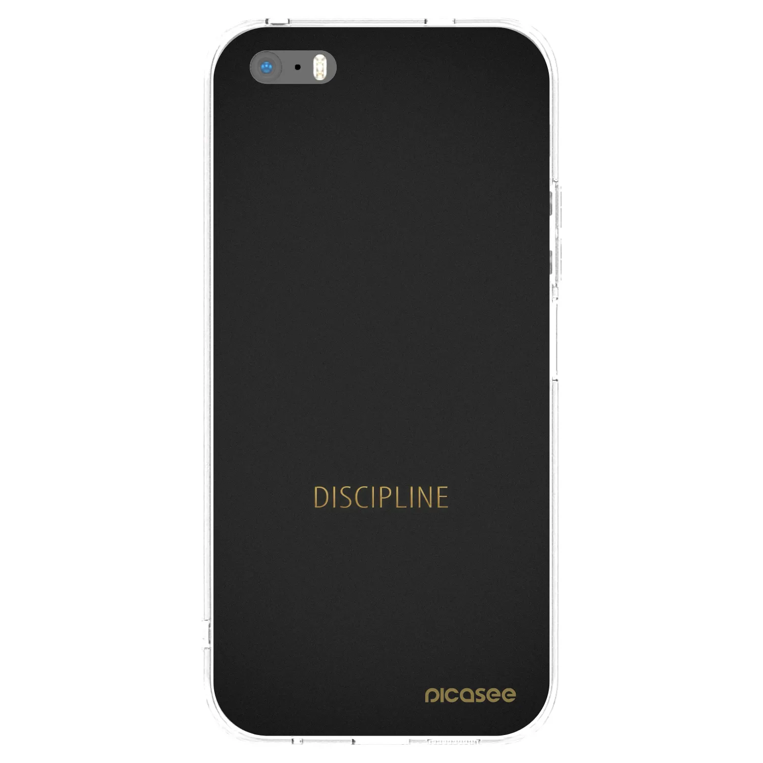 Picasee silikonska prozirna maskica za Apple iPhone 5/5S/SE - Discipline