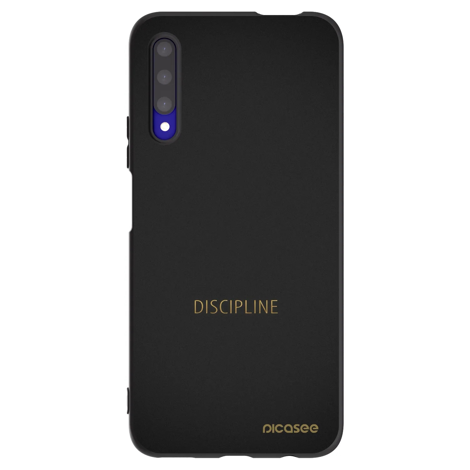Picasee crna silikonska maskica za Honor 9X Pro - Discipline