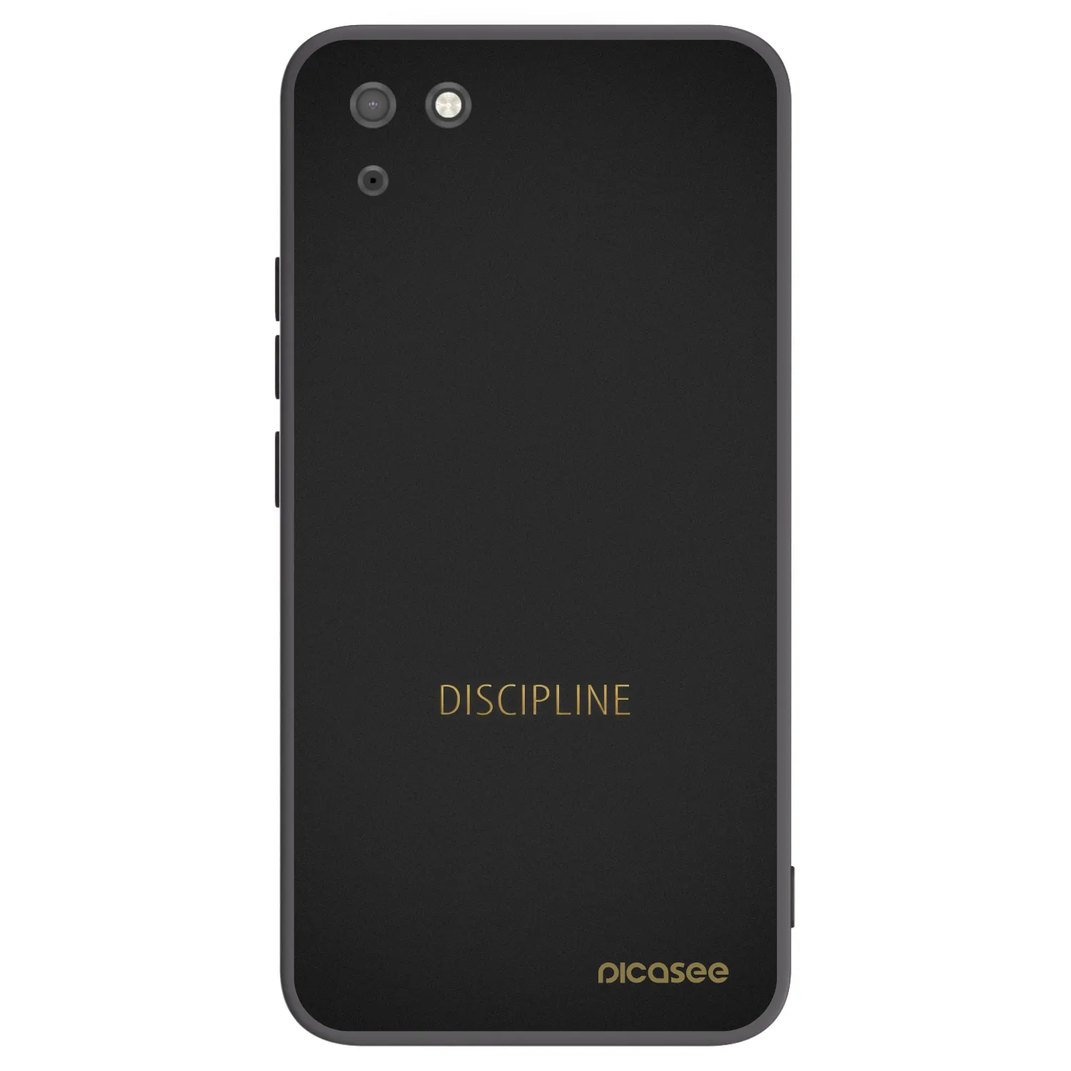 Picasee crna silikonska maskica za Huawei Y5P - Discipline