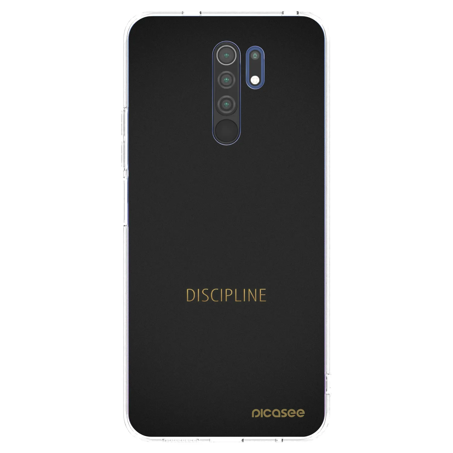 Picasee silikonska prozirna maskica za Xiaomi Redmi 9 - Discipline