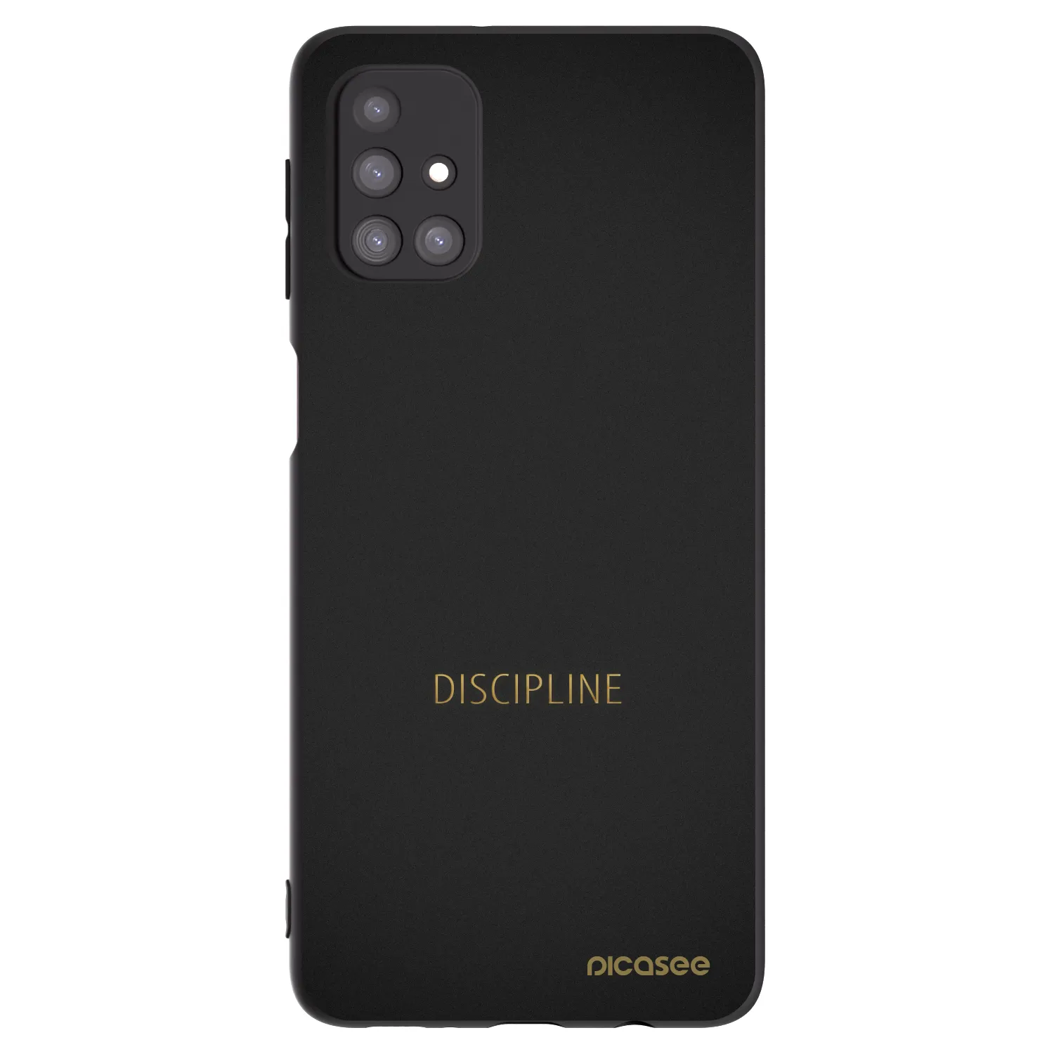 Picasee crna silikonska maskica za Samsung Galaxy M31s - Discipline