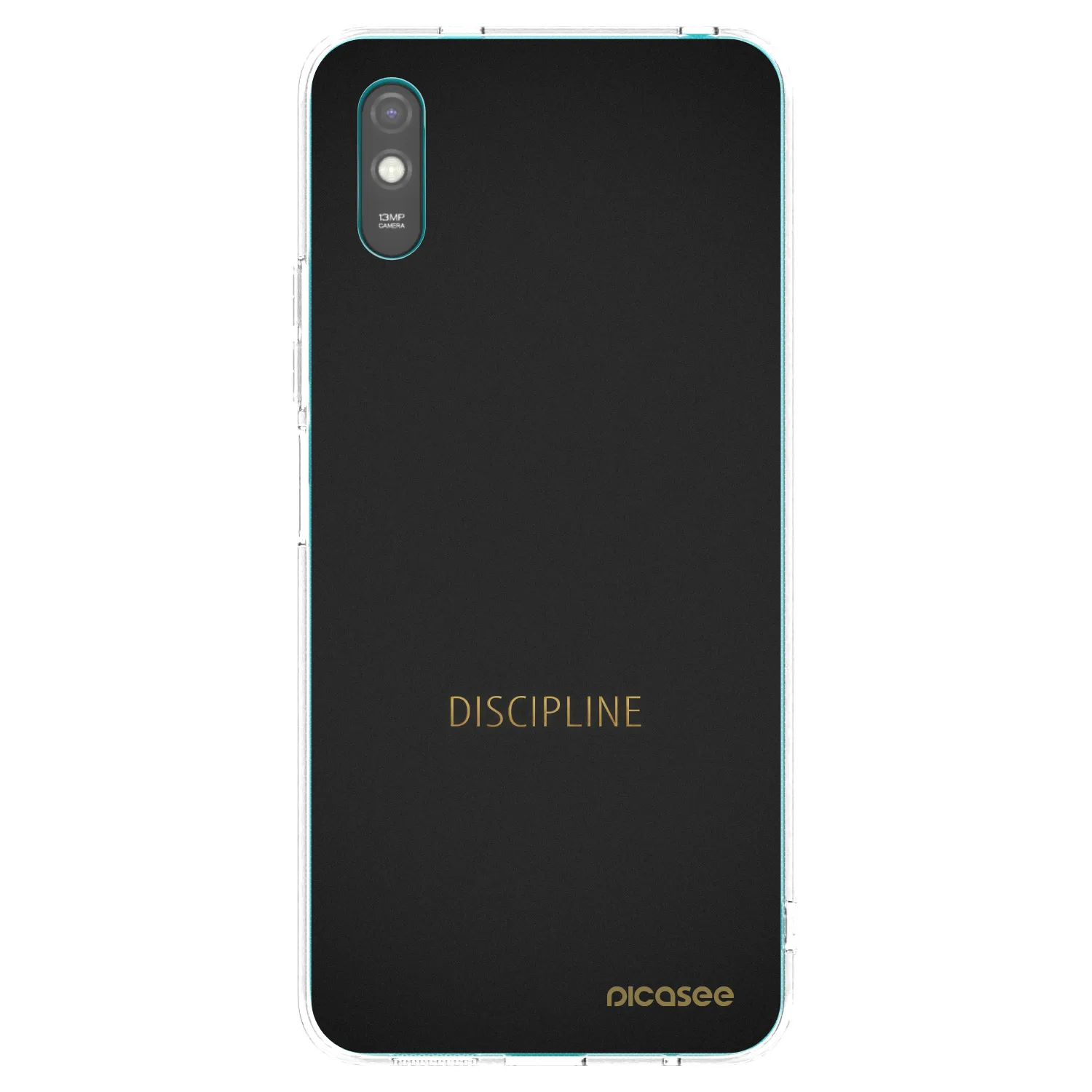 Picasee silikonska prozirna maskica za Xiaomi Redmi 9A - Discipline