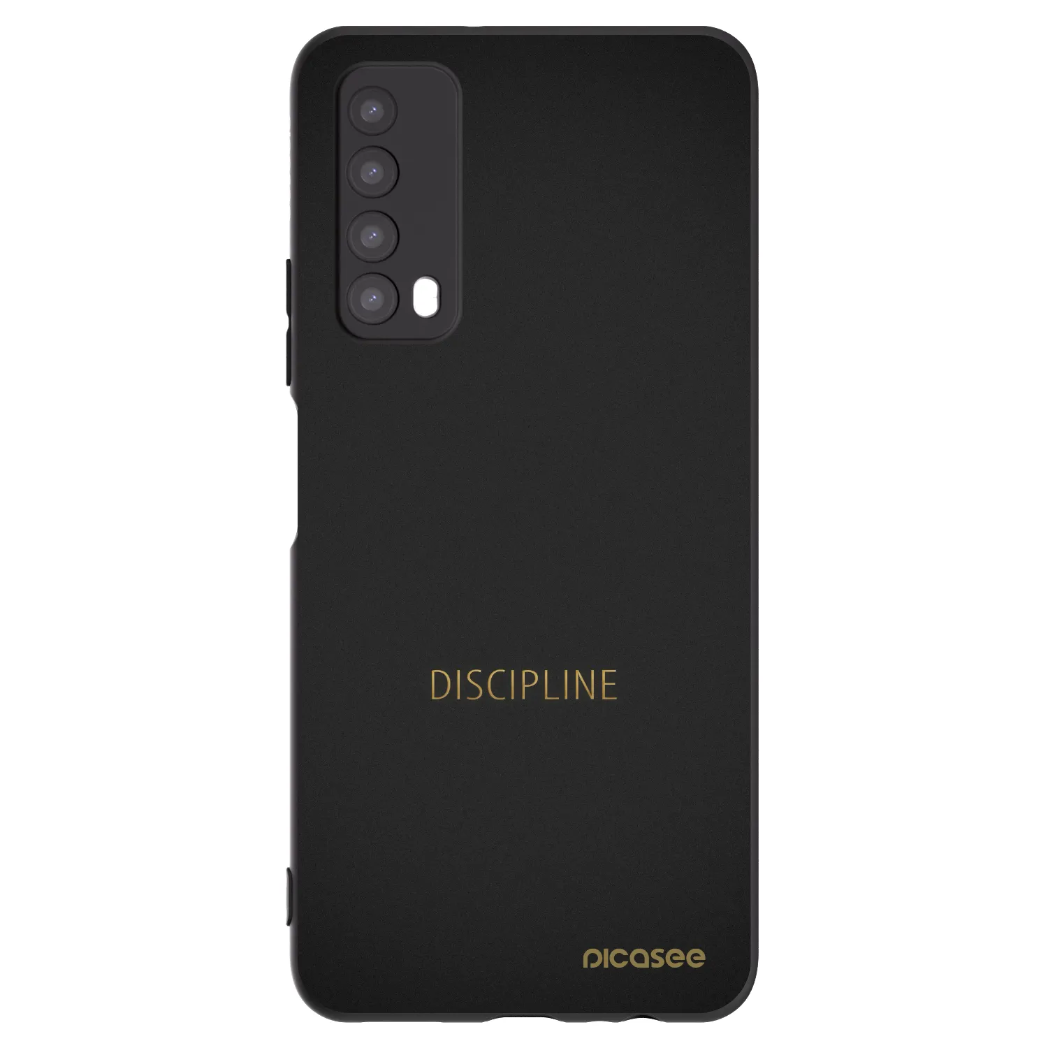 Picasee crna silikonska maskica za Huawei P Smart 2021 - Discipline