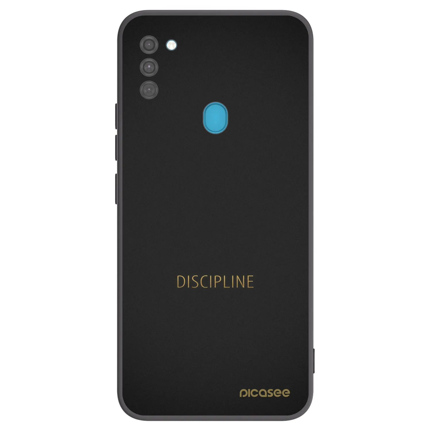 Picasee crna silikonska maskica za Samsung Galaxy M11 - Discipline
