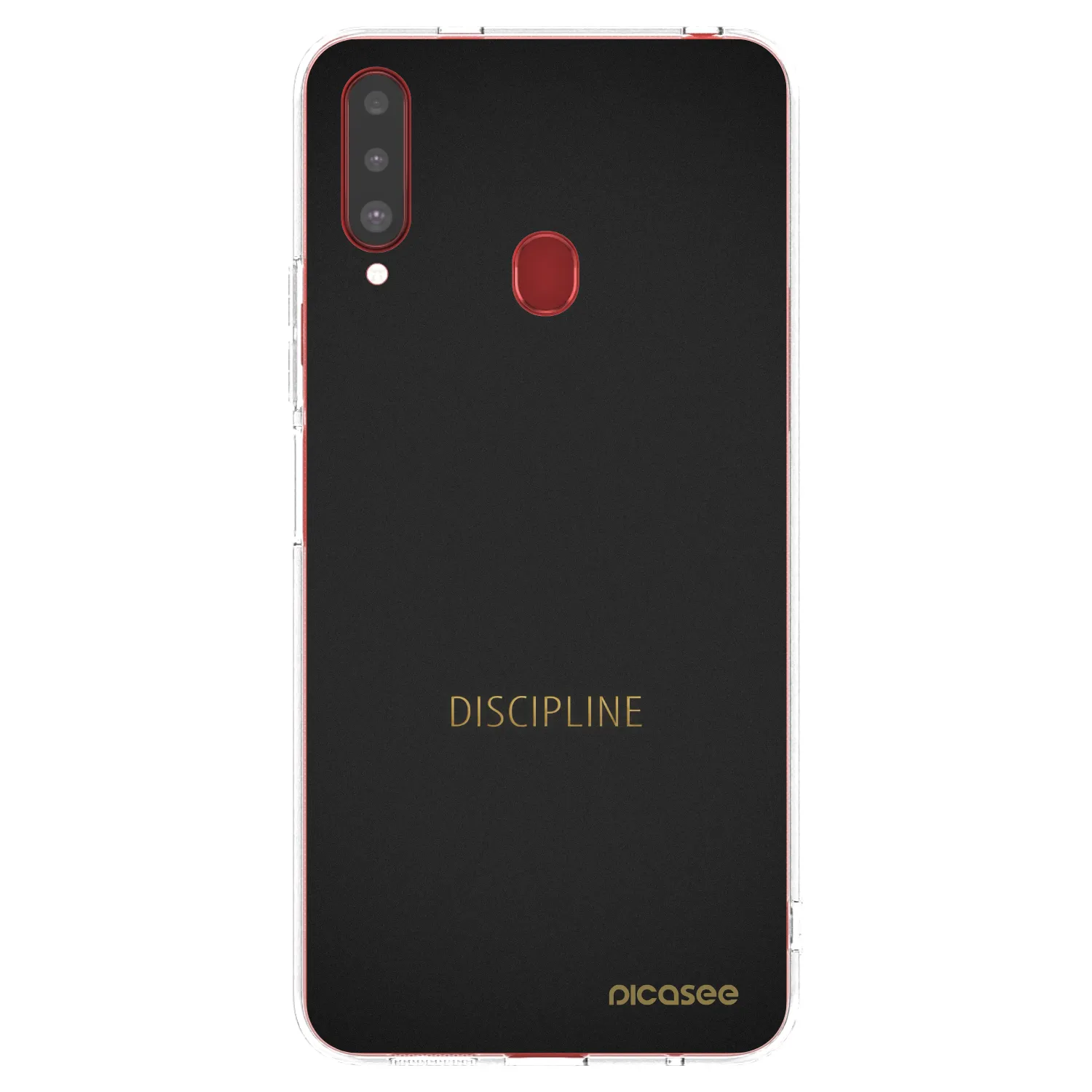 Picasee silikonska prozirna maskica za Samsung Galaxy A20s - Discipline