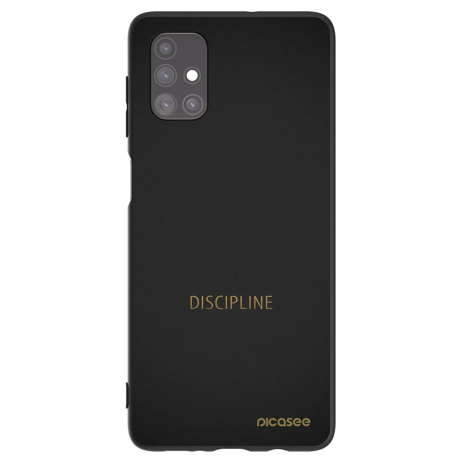 Picasee crna silikonska maskica za Samsung Galaxy M51 M515F - Discipline
