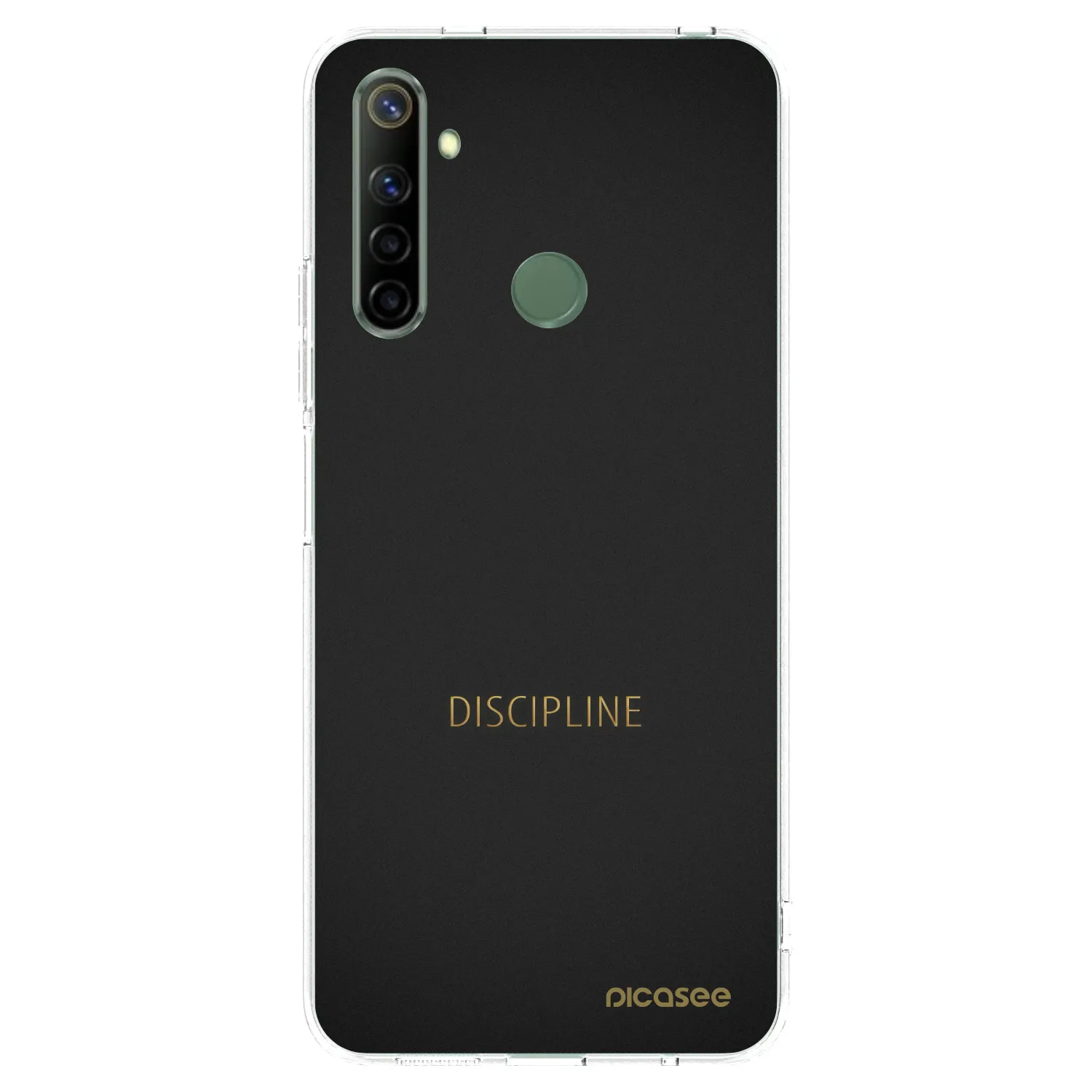 Picasee silikonska prozirna maskica za Realme 6i - Discipline
