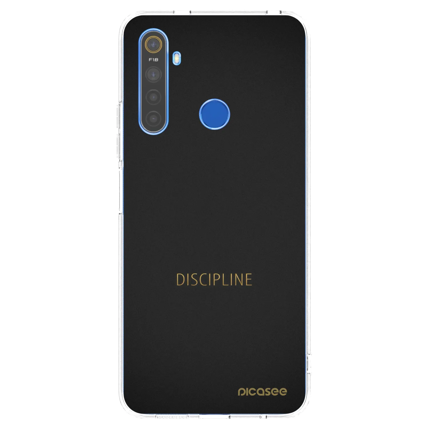 Picasee silikonska prozirna maskica za Realme 5 - Discipline