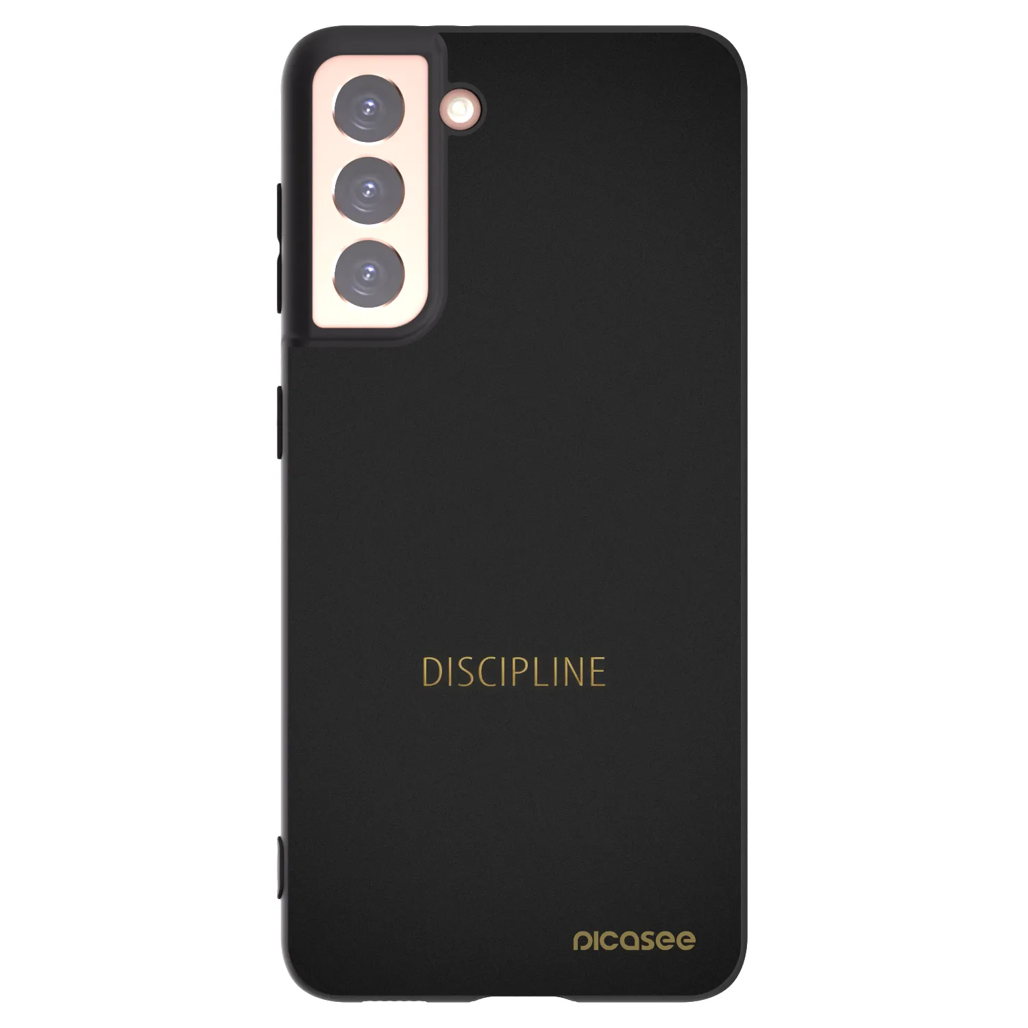 Picasee crna silikonska maskica za Samsung Galaxy S21 5G G991B - Discipline