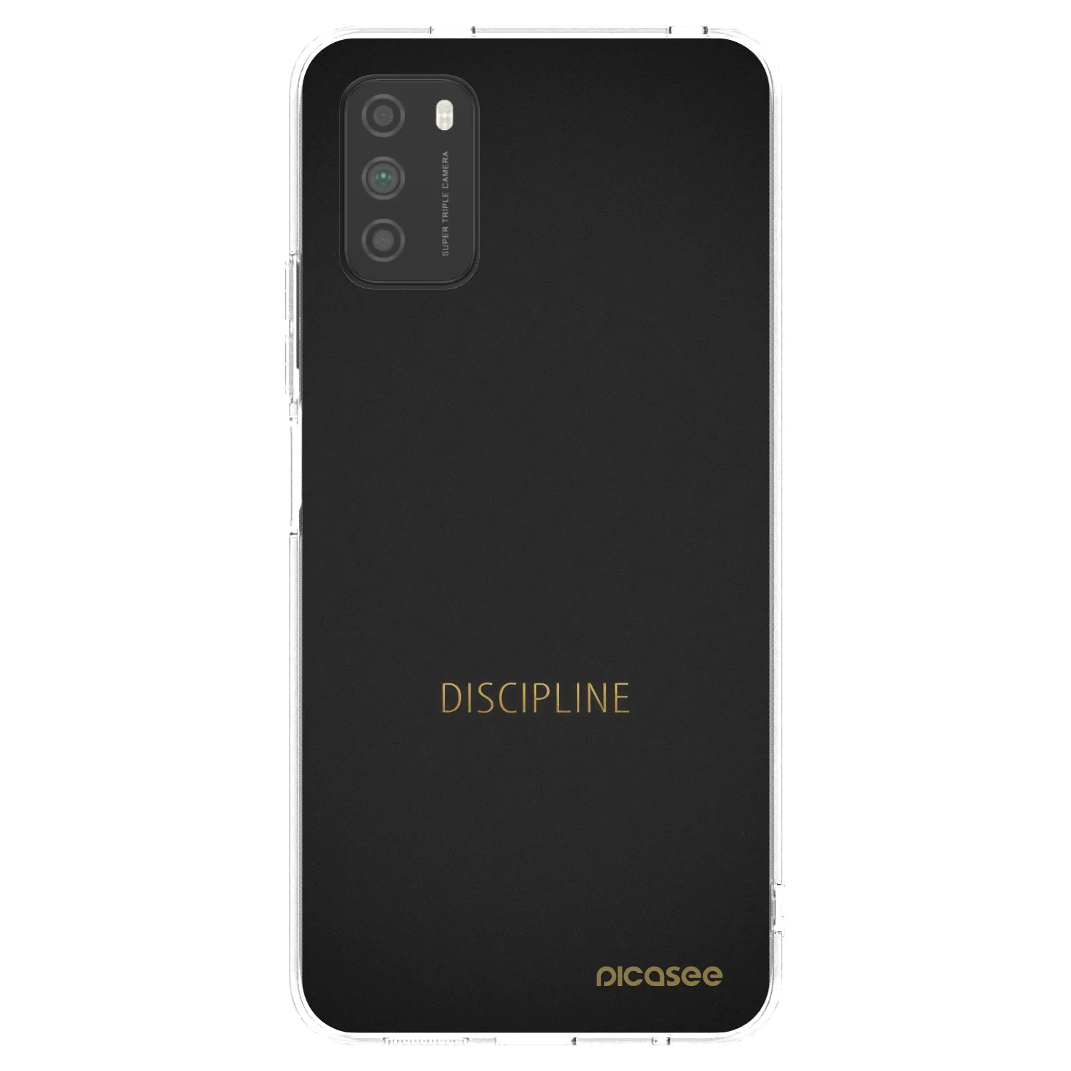 Picasee silikonska prozirna maskica za Xiaomi Poco M3 - Discipline