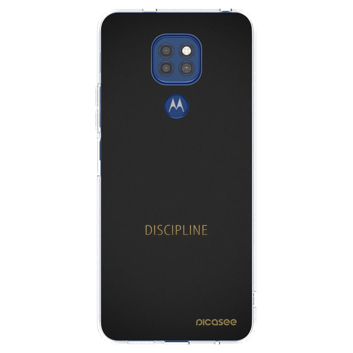Picasee silikonska prozirna maskica za Motorola Moto G9 Play - Discipline