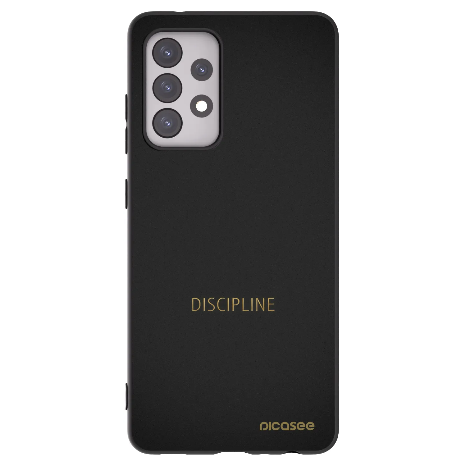 Picasee crna silikonska maskica za Samsung Galaxy A52 5G A525F - Discipline