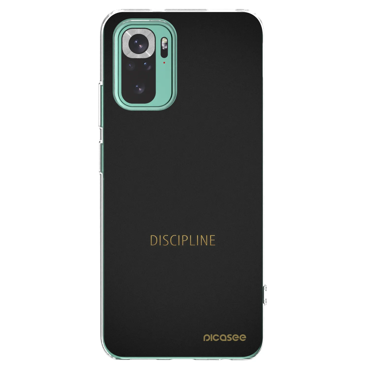 Picasee silikonska prozirna maskica za Xiaomi Redmi Note 10 Pro - Discipline