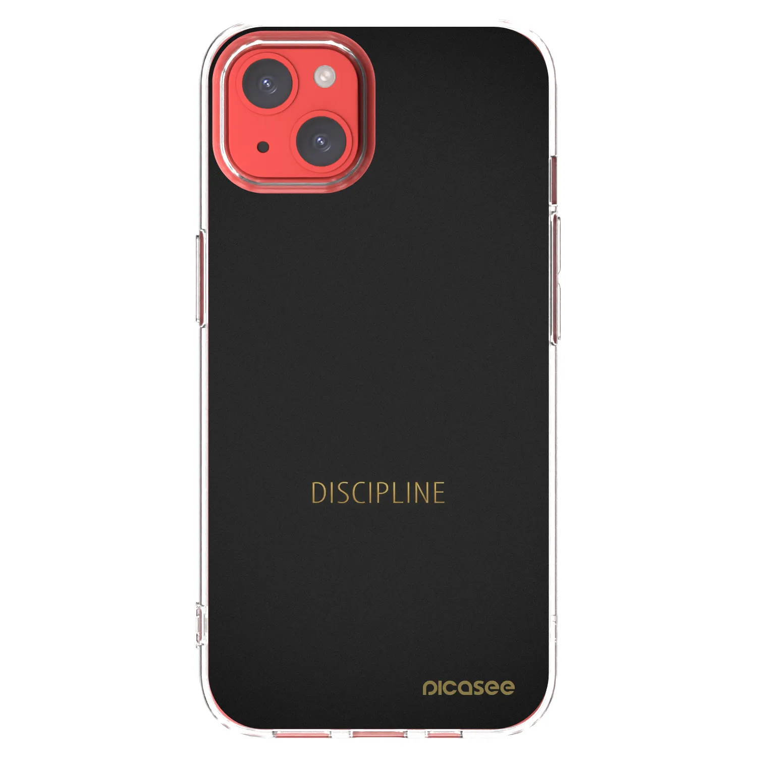 Picasee silikonska prozirna maskica za Apple iPhone 13 - Discipline