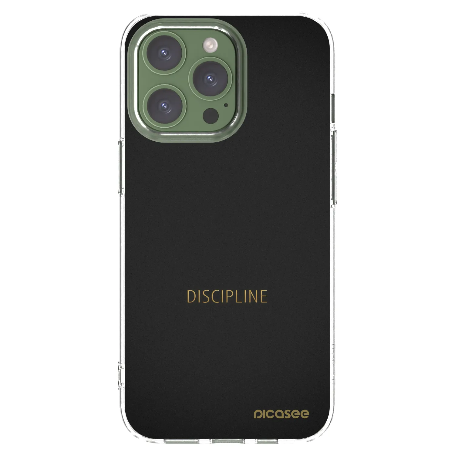 Picasee silikonska prozirna maskica za Apple iPhone 13 Pro - Discipline