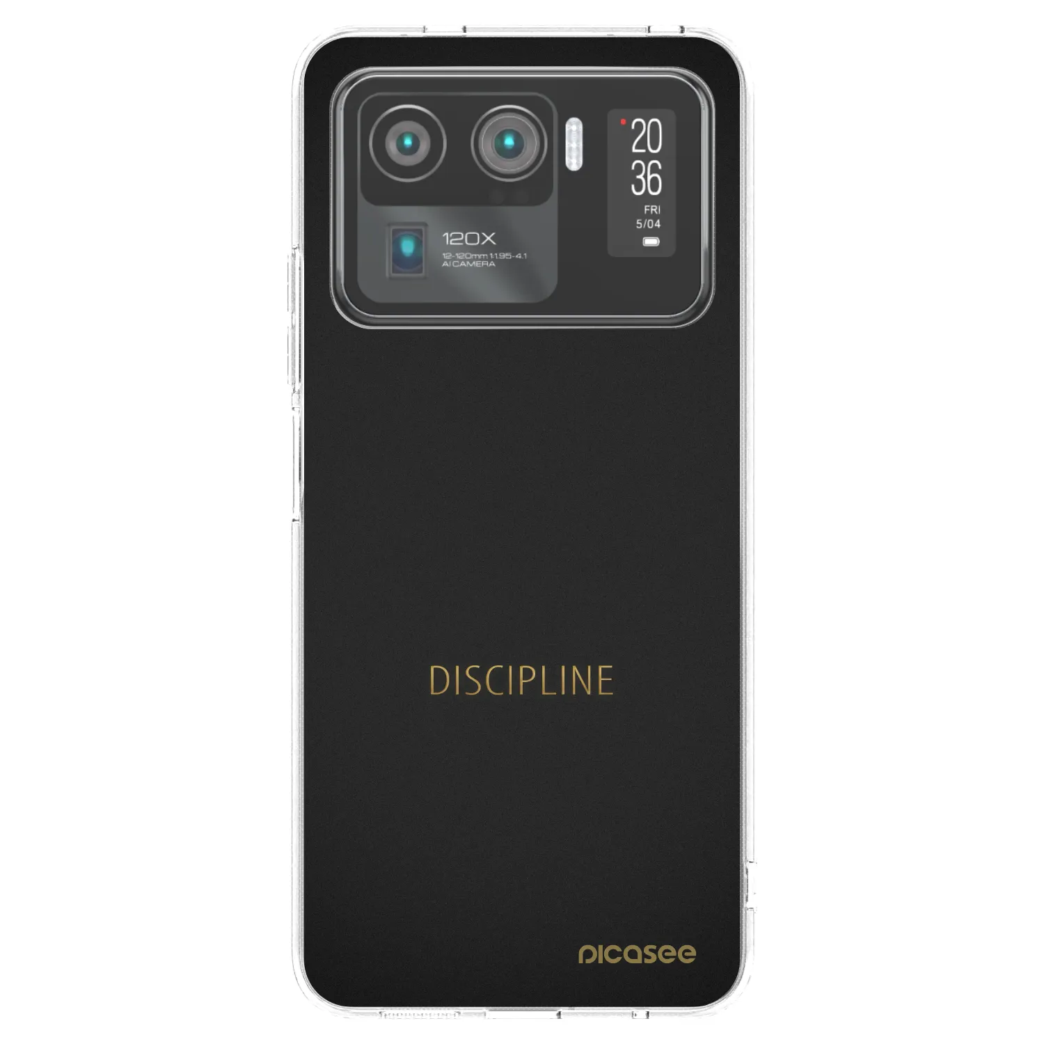 Picasee silikonska prozirna maskica za Xiaomi Mi 11 Ultra - Discipline