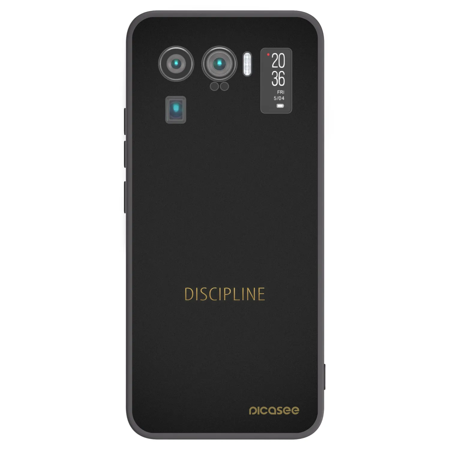 Picasee crna silikonska maskica za Xiaomi Mi 11 Ultra - Discipline