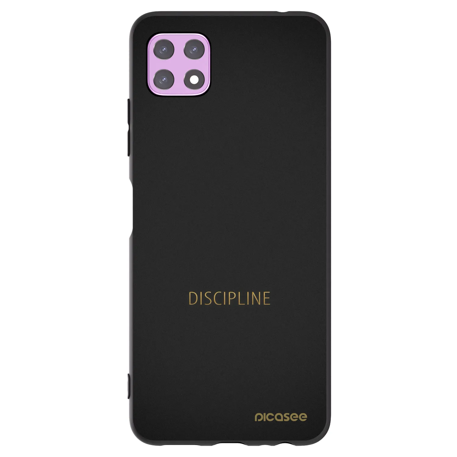 Picasee crna silikonska maskica za Samsung Galaxy A22 A226B 5G - Discipline