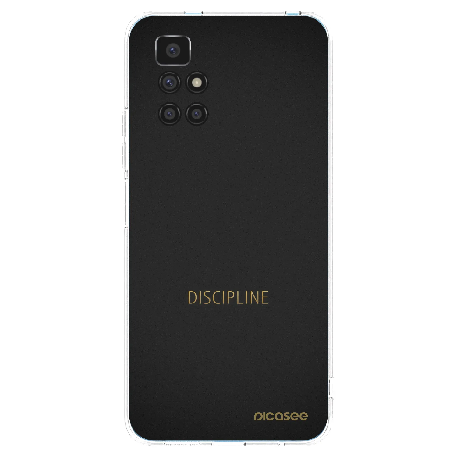 Picasee silikonska prozirna maskica za Xiaomi Redmi 10 - Discipline