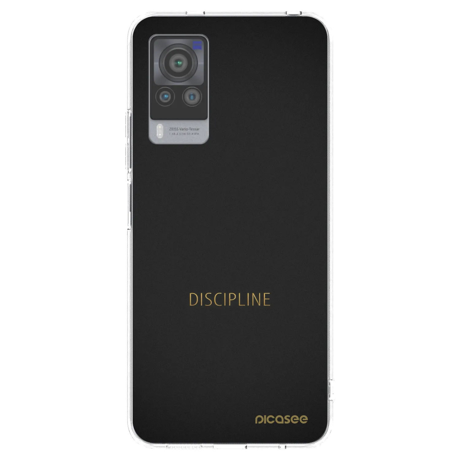 Picasee silikonska prozirna maskica za Vivo X60 Pro 5G - Discipline