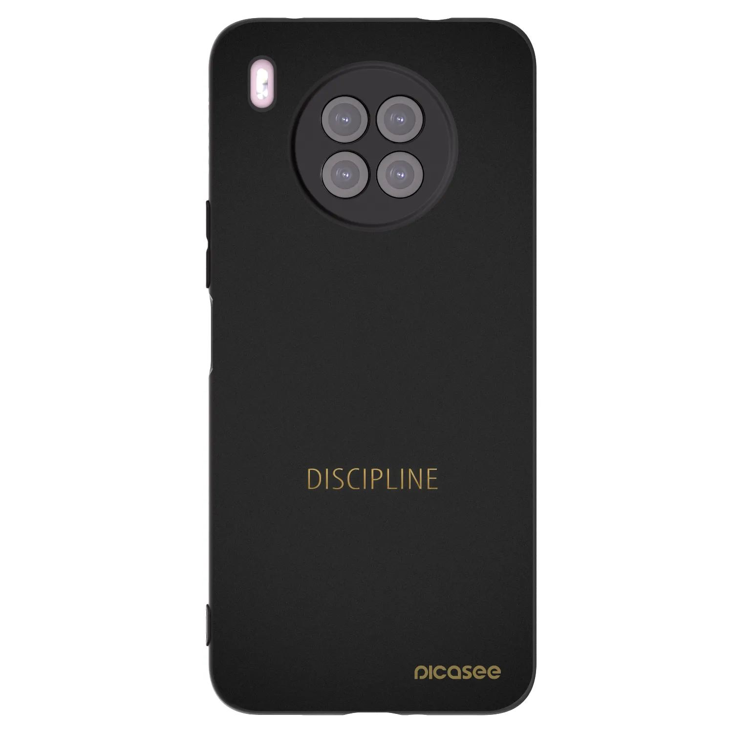 Picasee crna silikonska maskica za Huawei Nova 8i - Discipline