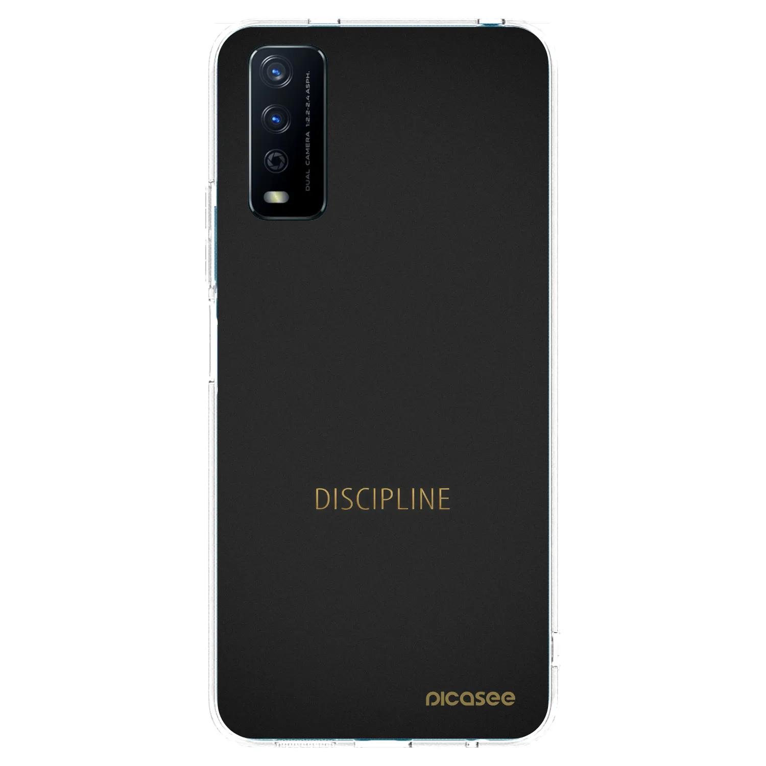 Picasee silikonska prozirna maskica za Vivo Y11s - Discipline