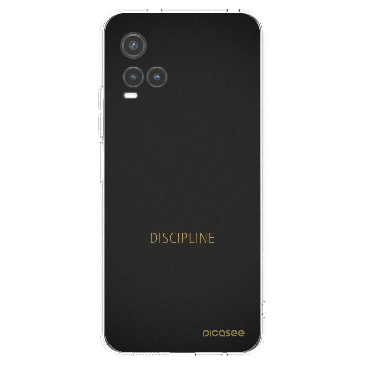 Picasee silikonska prozirna maskica za Vivo Y33s - Discipline