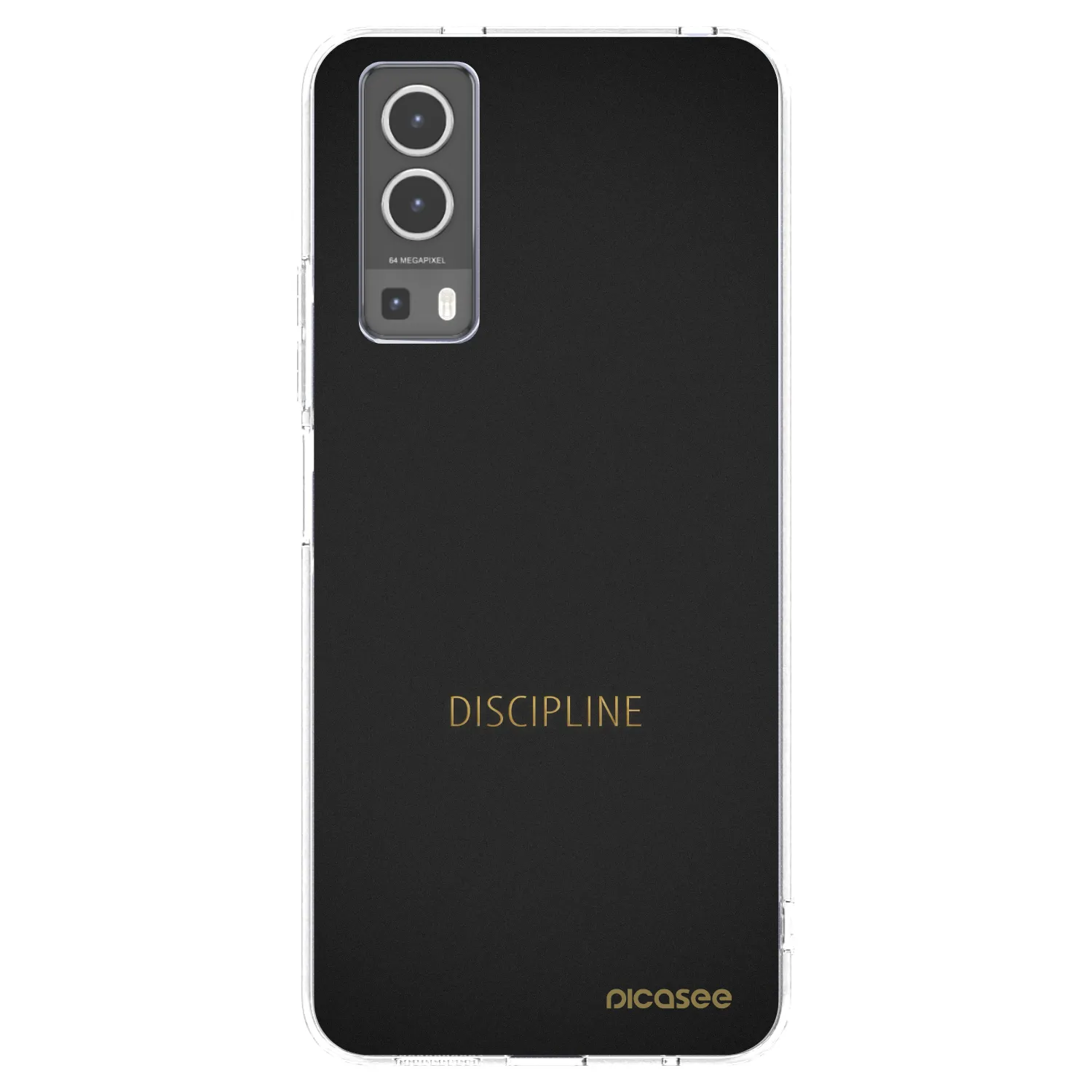 Picasee silikonska prozirna maskica za Vivo Y72 5G - Discipline