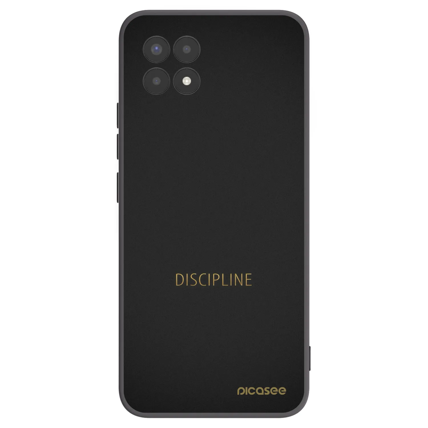 Picasee crna silikonska maskica za Realme 8i - Discipline
