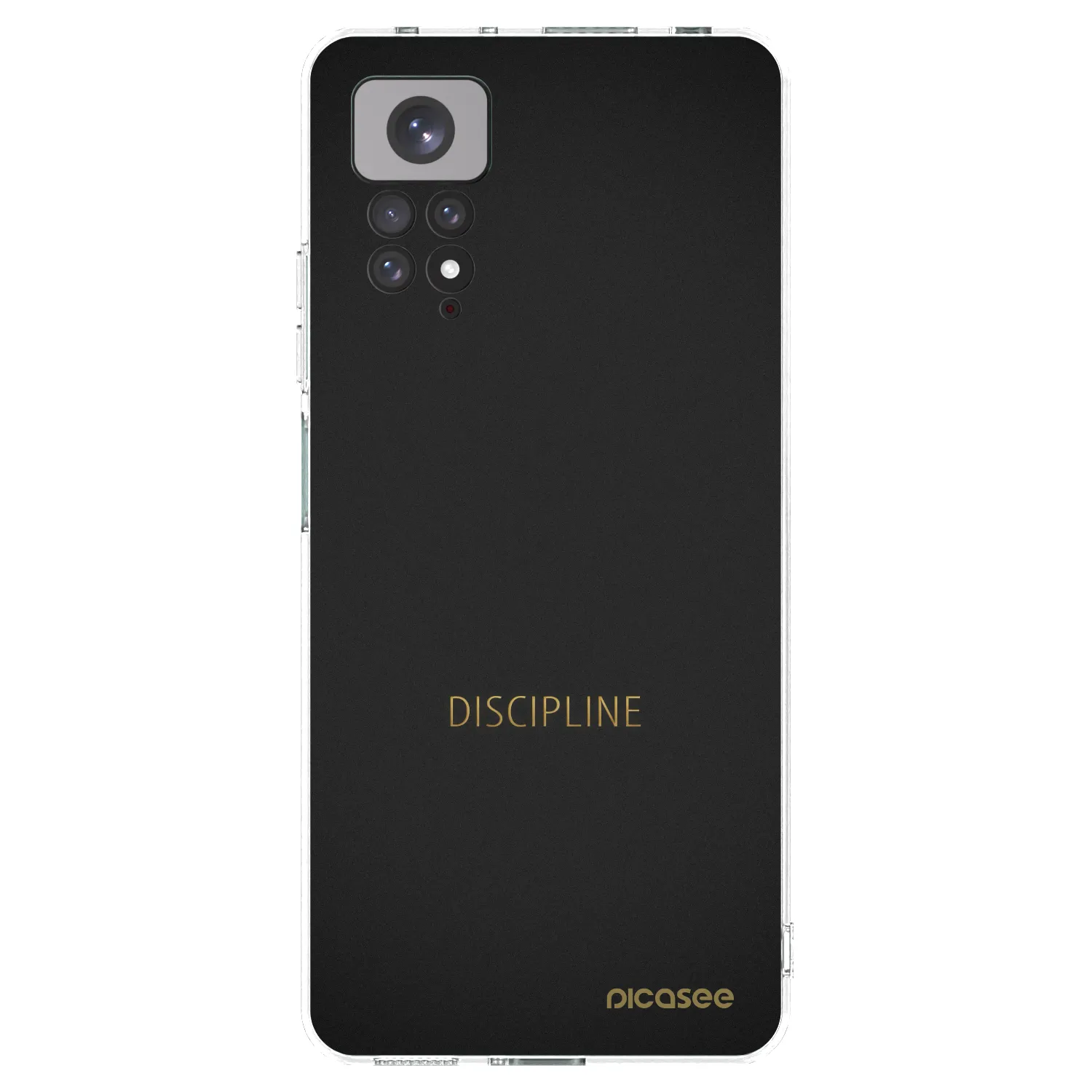 Picasee silikonska prozirna maskica za Xiaomi Redmi Note 11S 4G - Discipline