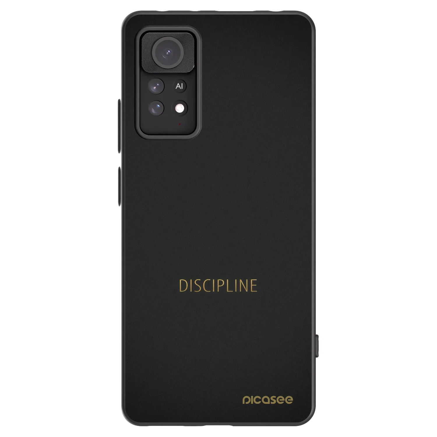 Picasee crna silikonska maskica za Xiaomi Redmi Note 11 Pro 5G - Discipline