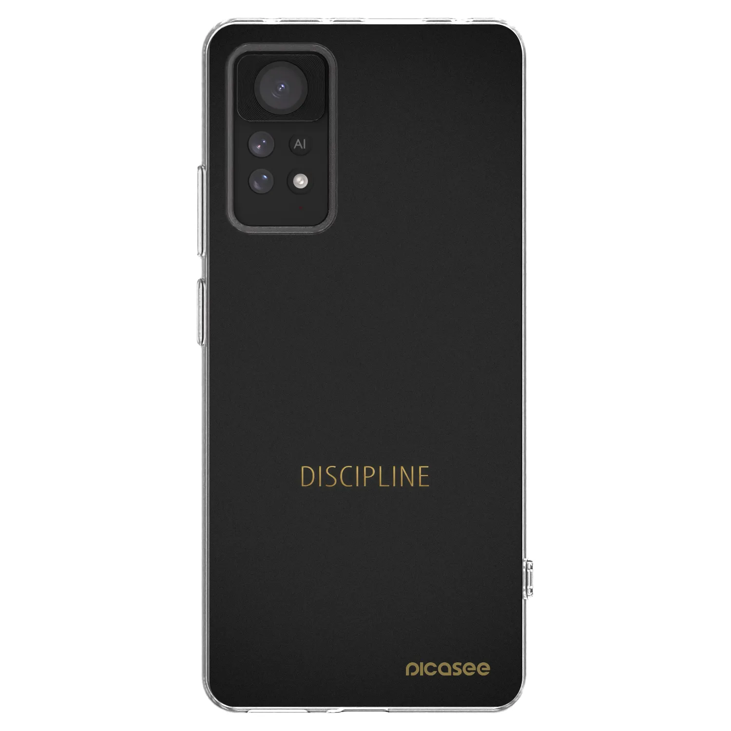 Picasee silikonska prozirna maskica za Xiaomi Redmi Note 11 Pro 5G - Discipline