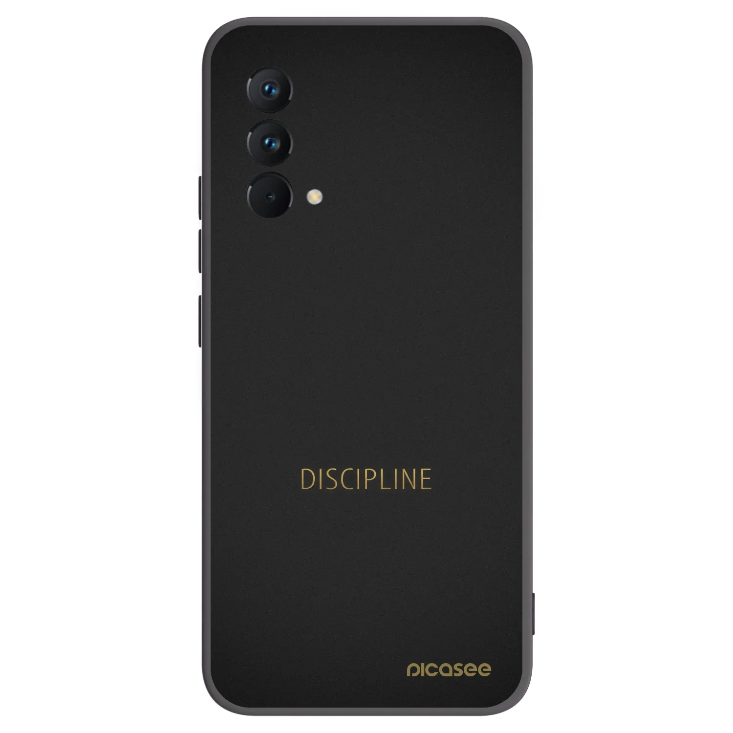 Picasee crna silikonska maskica za Realme GT Master Edition 5G - Discipline