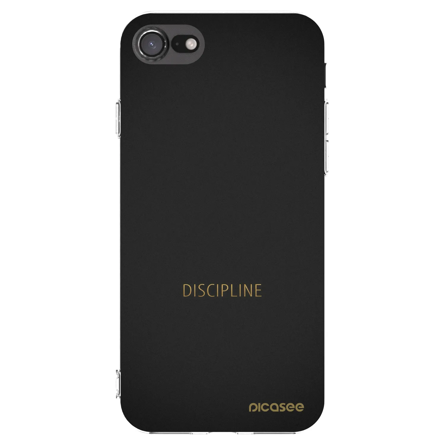 Picasee silikonska prozirna maskica za Apple iPhone SE 2022 - Discipline
