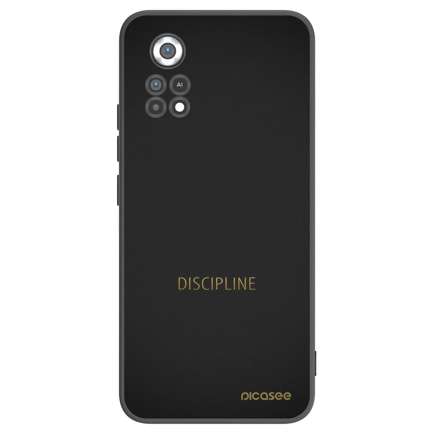 Picasee crna silikonska maskica za Xiaomi Poco X4 Pro 5G - Discipline