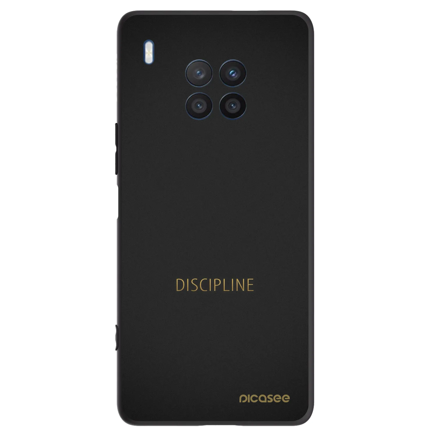 Picasee crna silikonska maskica za Honor 50 Lite - Discipline