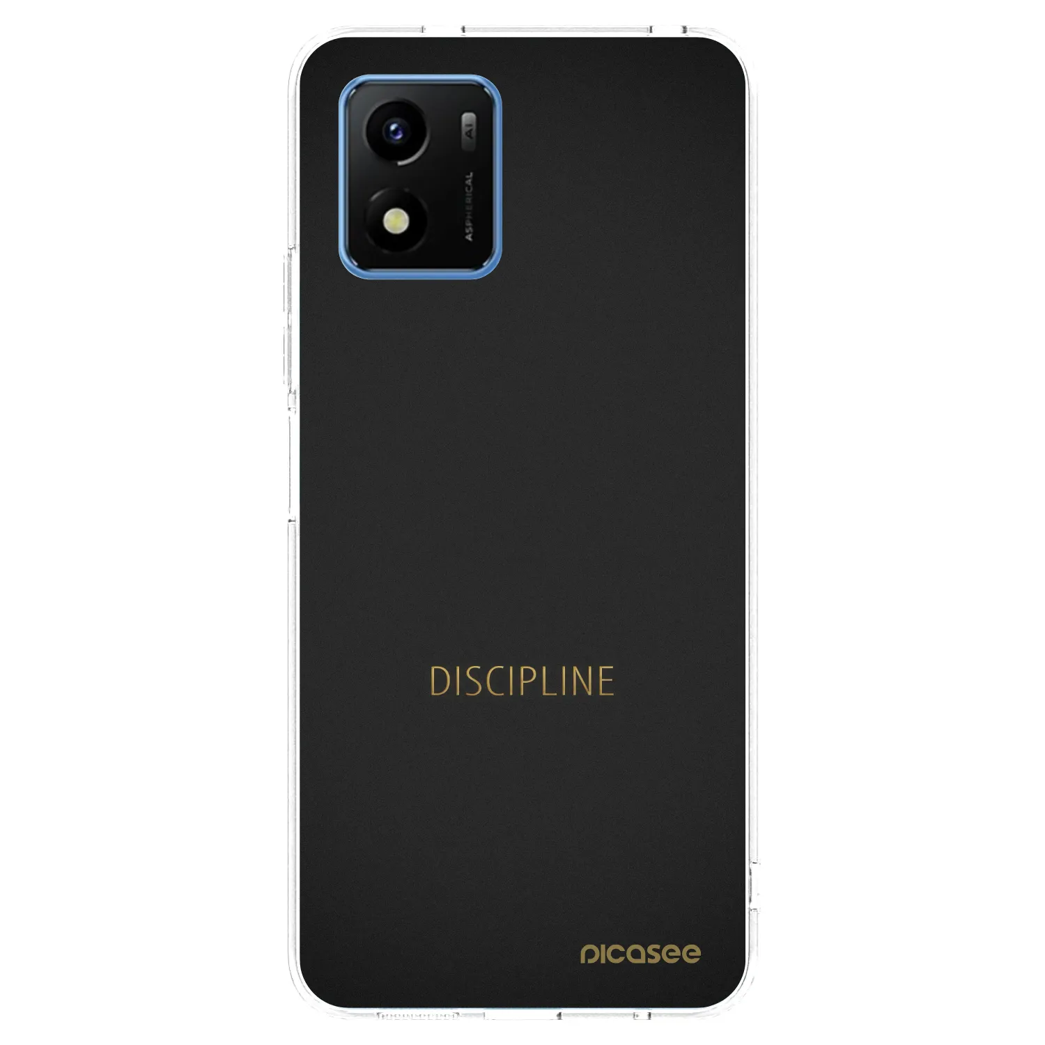 Picasee silikonska prozirna maskica za Vivo Y01 - Discipline