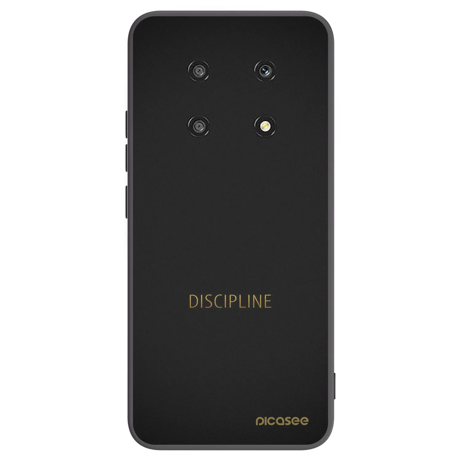 Picasee crna silikonska maskica za Honor Magic4 Lite 5G - Discipline