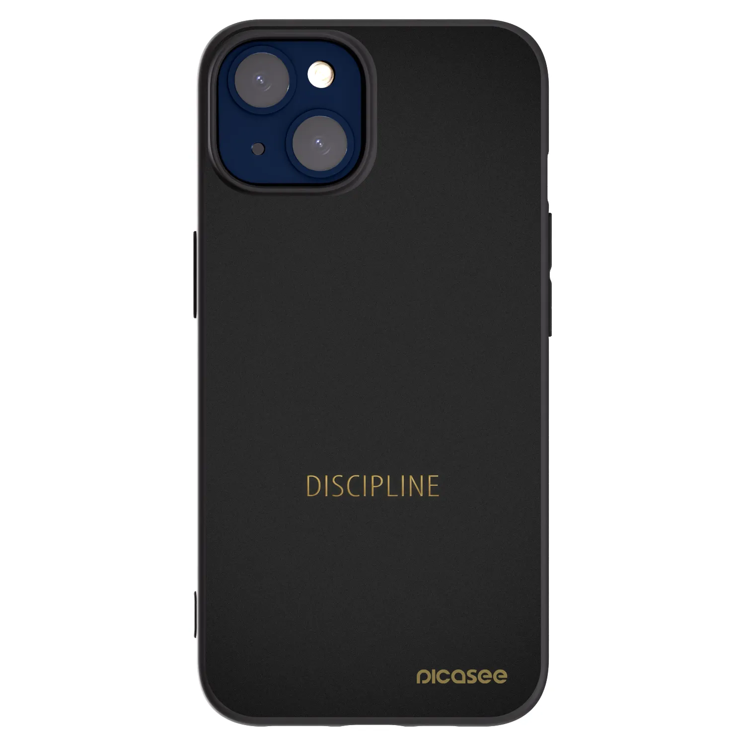 Picasee crna silikonska maskica za Apple iPhone 14 - Discipline