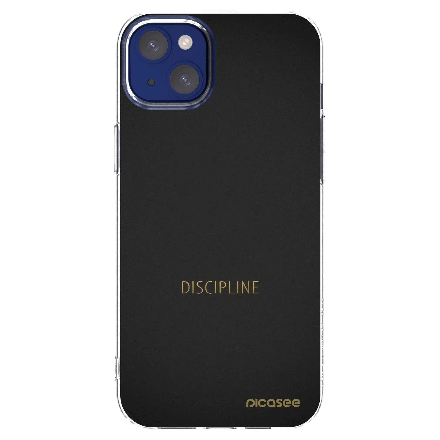 Picasee silikonska prozirna maskica za Apple iPhone 14 Plus - Discipline