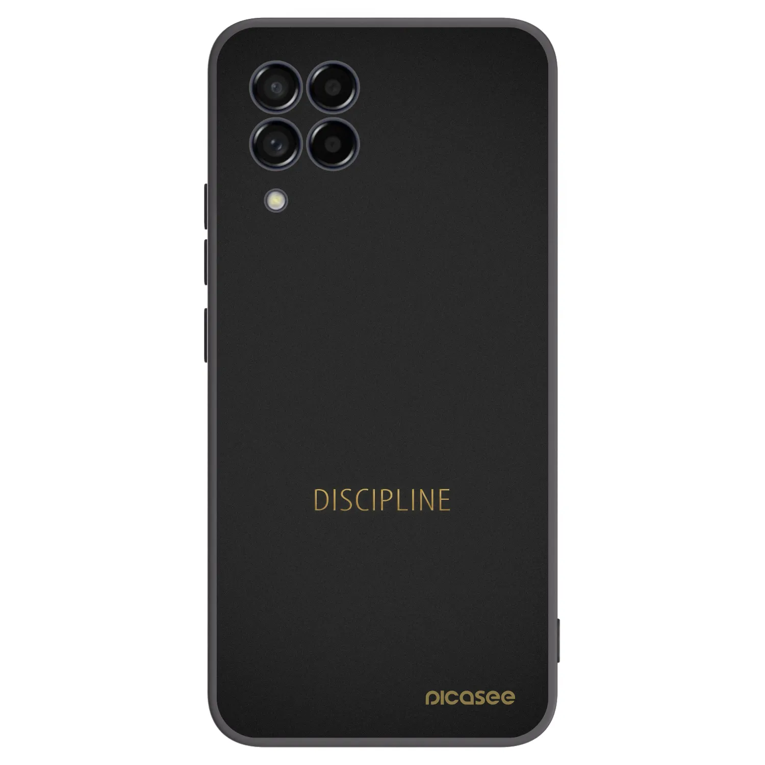 Picasee crna silikonska maskica za Samsung Galaxy M53 5G - Discipline