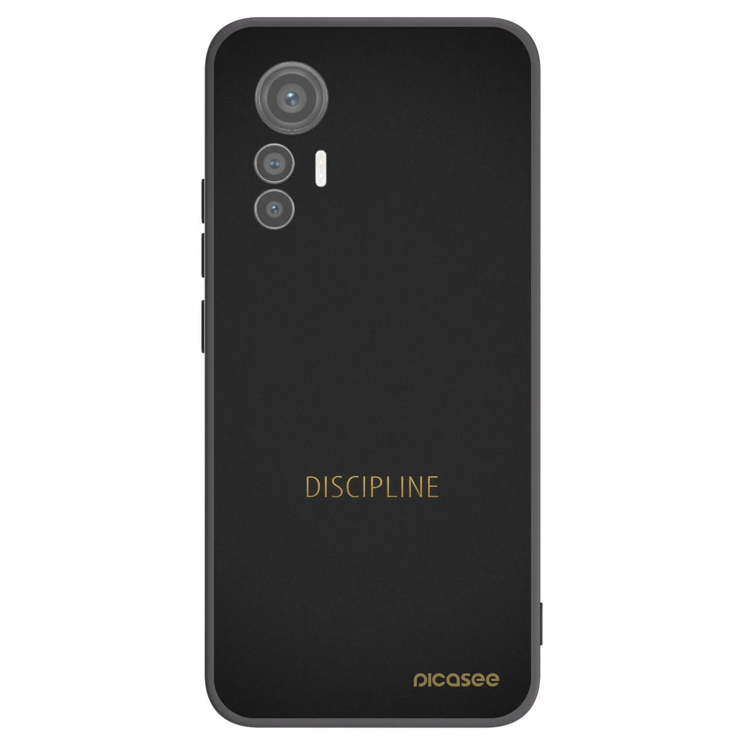 Picasee crna silikonska maskica za Xiaomi 12 Lite - Discipline
