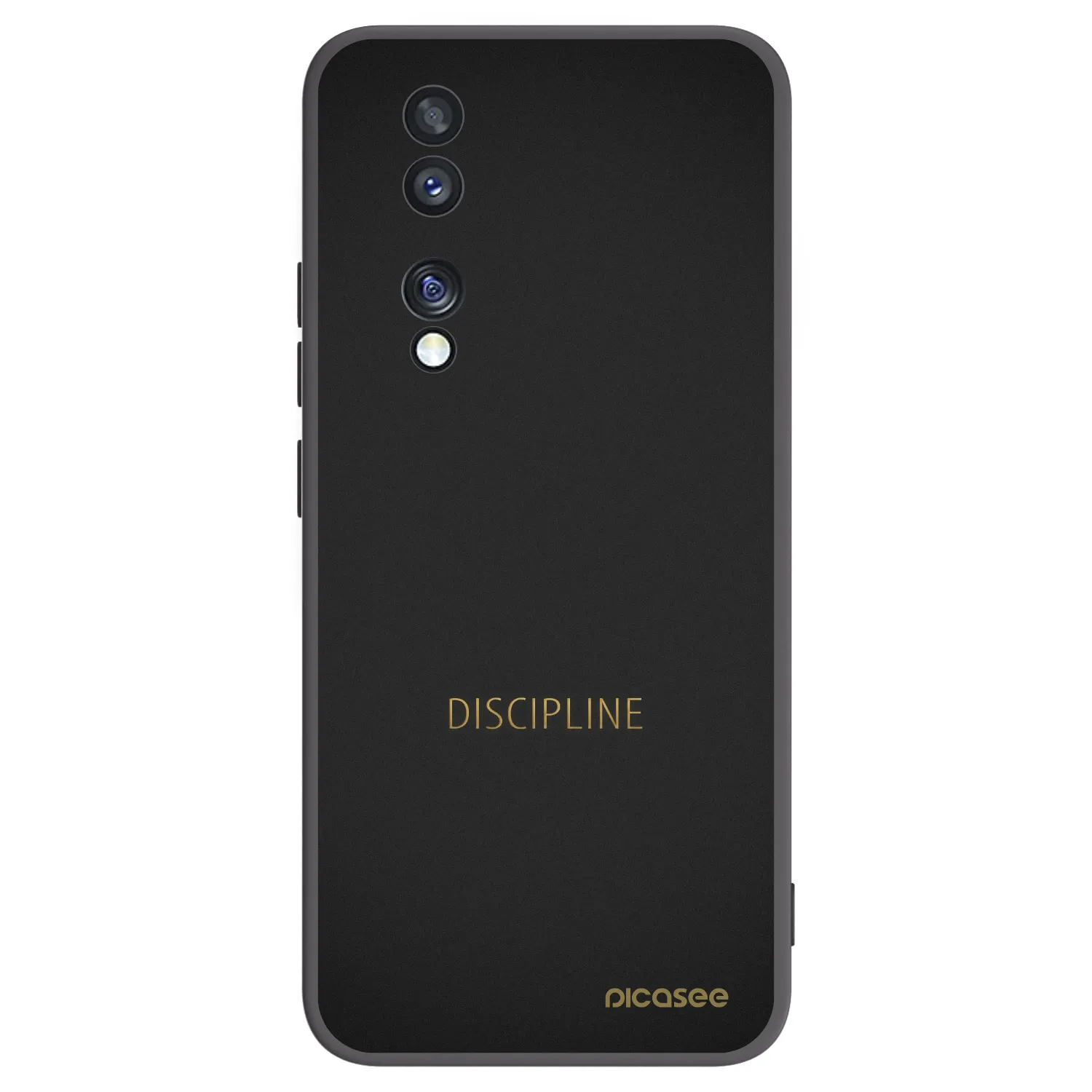 Picasee crna silikonska maskica za Honor 70 - Discipline