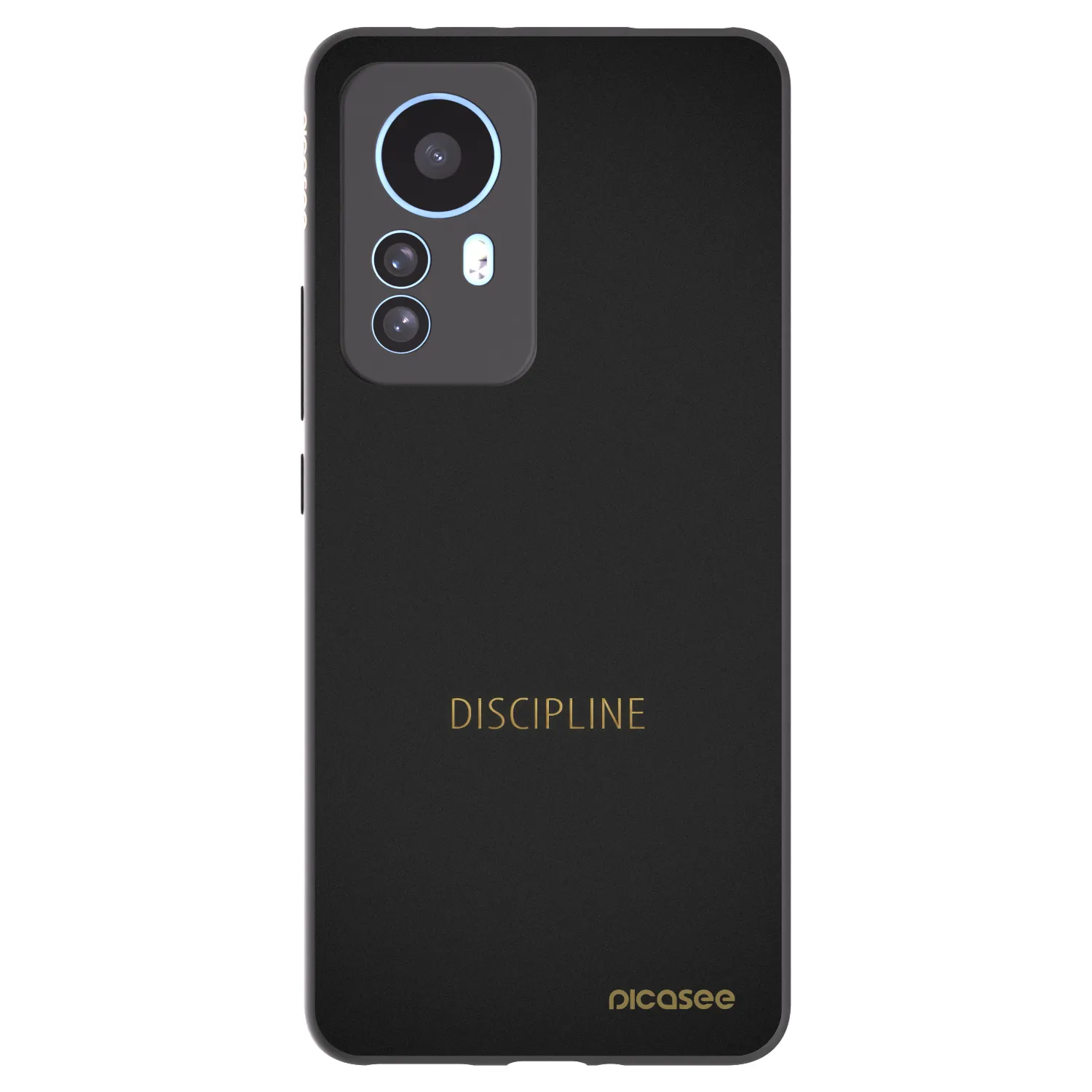 Picasee crna silikonska maskica za Xiaomi 12T Pro - Discipline