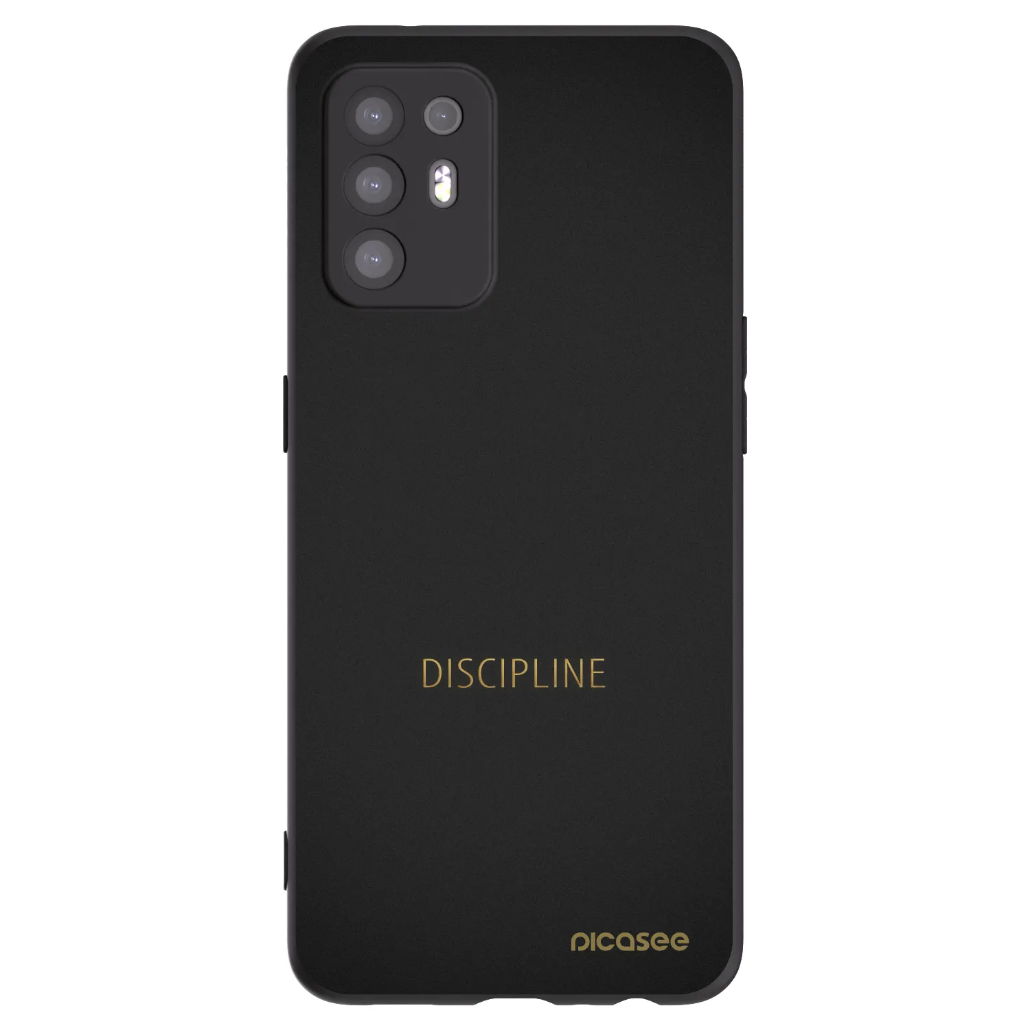 Picasee crna silikonska maskica za OPPO A94 5G - Discipline