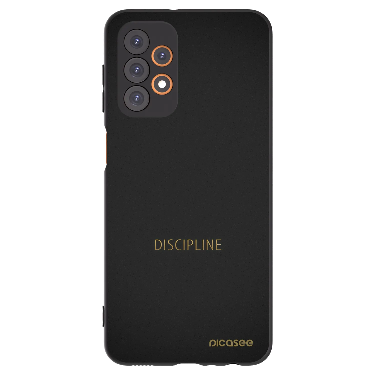 Picasee crna silikonska maskica za Samsung Galaxy A23 A235F 4G - Discipline